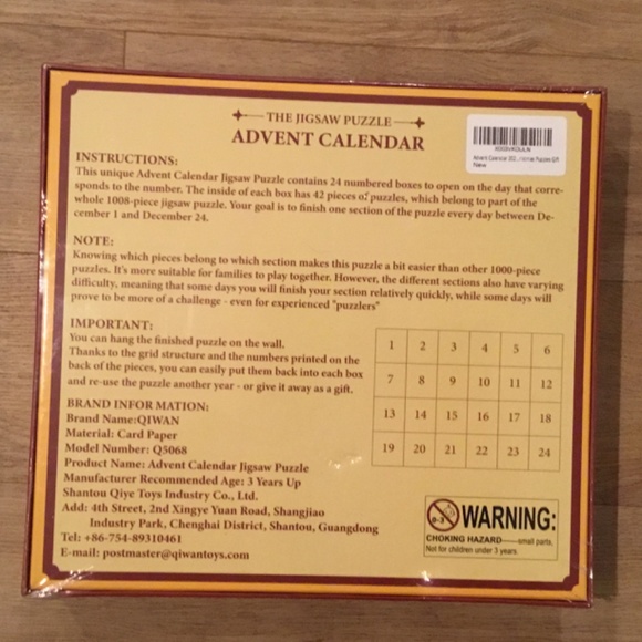Christmas Jigsaw Puzzle Advent Calendar - Picture 4 of 4